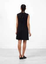 Load image into Gallery viewer, Neoprene Flower Dress in Black
