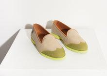 Load image into Gallery viewer, Wingtip Loafer in Lime
