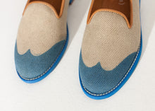 Load image into Gallery viewer, Wingtip Loafer in Blue
