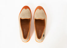 Load image into Gallery viewer, Wingtip Loafer in Orange
